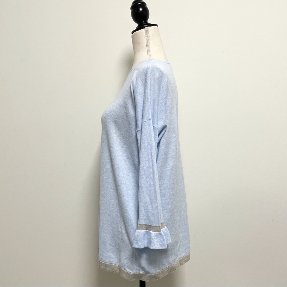 Lilly Pulitzer Charla 3/4 Ruffle Sleeve Sweater - Picture 3 of 9